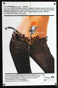 k640 SKIDOO one-sheet movie poster '69 Otto Preminger, drug comedy!