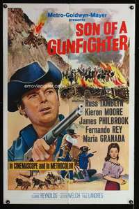 k648 SON OF A GUNFIGHTER one-sheet movie poster '66 Russ Tamblyn, Moore