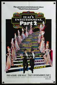 k721 THAT'S ENTERTAINMENT 2 style B one-sheet movie poster '75 Gene Kelly