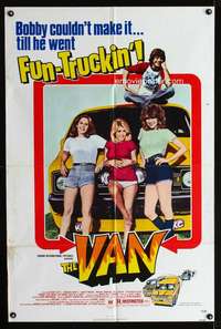 k758 VAN one-sheet movie poster '77 fun-truckin' sexy babes!