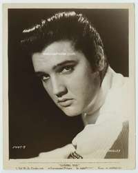 m161 LOVING YOU 8x10 movie still '57 Elvis Presley super close up!