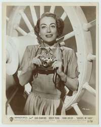 m110 GOODBYE MY FANCY 8x10 movie still '51 Joan Crawford w/camera!