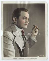 m087 EDWARD G. ROBINSON 8x10.25 movie still '30s portrait w/cigar!