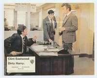 m080 DIRTY HARRY English Front of House movie lobby card '71 Clint Eastwood