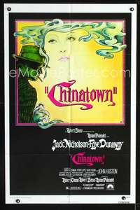 n102 CHINATOWN one-sheet movie poster '74 Jack Nicholson, Roman Polanski