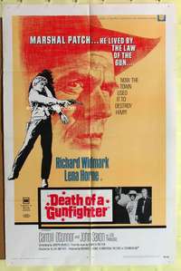 n129 DEATH OF A GUNFIGHTER one-sheet movie poster '69 Richard Widmark