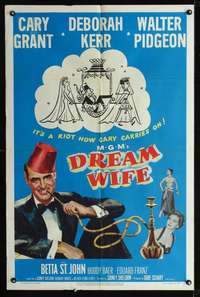 n143 DREAM WIFE one-sheet movie poster '53 Cary Grant, Deborah Kerr