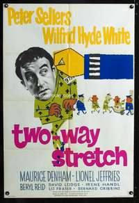 n595 TWO-WAY STRETCH English one-sheet movie poster '60 Peter Sellers