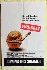 n167 FIRE SALE advance one-sheet movie poster '77 Arkin, Reiner, Gardenia