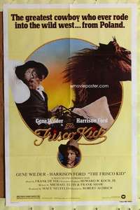 n183 FRISCO KID one-sheet movie poster '79 Gene Wilder, Harrison Ford
