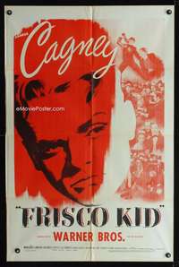 n182 FRISCO KID one-sheet movie poster R44 James Cagney, Margaret Lindsay