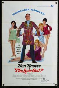 n335 LOVE GOD one-sheet movie poster '69 sexy most romantic Don Knotts!