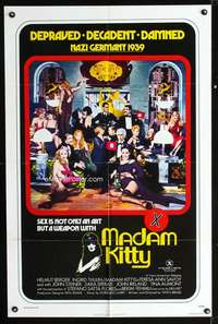 n342 MADAM KITTY one-sheet movie poster '76 depraved, decadent, damned!