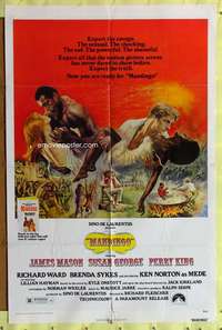 n357 MANDINGO one-sheet movie poster '75 Ken Norton, Brenda Sykes