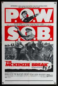 n381 McKENZIE BREAK one-sheet movie poster '71 Brian Keith, World War II