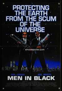 n389 MEN IN BLACK DS one-sheet movie poster '97 Will Smith, Tommy Lee Jones