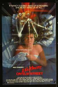 n423 NIGHTMARE ON ELM STREET one-sheet movie poster '84 Wes Craven classic!