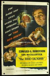 n472 RED HOUSE one-sheet movie poster '46 Edward G. Robinson, Delmer Daves