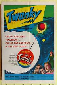 n594 TWONKY one-sheet movie poster '53 Oboler, wacky possessed TV sci-fi!