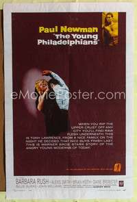 n638 YOUNG PHILADELPHIANS one-sheet movie poster '59 Paul Newman, Keith