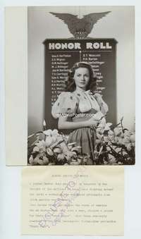 p296 STATE FAIR candid 8x10 movie still '45 Jeanne Crain at Easter!