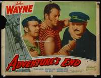 s184 ADVENTURE'S END movie lobby card #7 R49 he-man John Wayne!