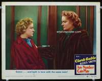s202 ANY NUMBER CAN PLAY movie lobby card #8 '49 Alexis Smith, Totter