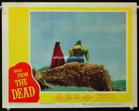s217 BACK FROM THE DEAD movie lobby card #7 '57 Peggie Castle, horror!