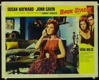 s218 BACK STREET movie lobby card #1 '61 Susan Hayward close up!