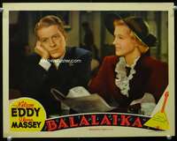 s221 BALALAIKA movie lobby card '39 Nelson Eddy & Ilona Massey c/u!