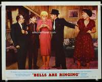 s232 BELLS ARE RINGING movie lobby card #7 '60 Judy Holliday, Stapleton