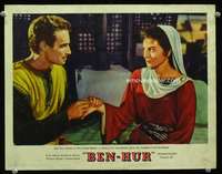 s234 BEN-HUR movie lobby card #6 '60 Charlton Heston, Haya Harareet
