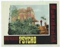 s009 PSYCHO movie lobby card #3 '60 Hitchcock, classic house image!