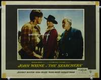 s021 SEARCHERS movie lobby card #2 '56 John Wayne, Jeff Hunter, Bond