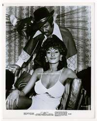 t051 COFFY 8x10.25 movie still '73 sexiest Pam Grier close up!