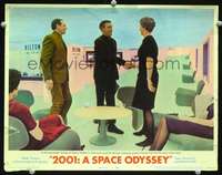 v170 2001 A SPACE ODYSSEY movie lobby card #2 '68 aboard space station
