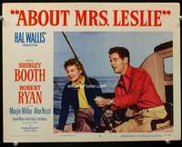 v179 ABOUT MRS LESLIE movie lobby card #8 '54 Booth & Ryan fishing!