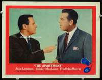 v203 APARTMENT movie lobby card #7 '60 best Lemmon & MacMurray c/u!