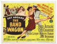 v028 BAND WAGON movie title lobby card '53 Fred Astaire, sexy Cyd Charisse!