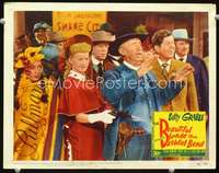 v220 BEAUTIFUL BLONDE FROM BASHFUL BEND movie lobby card #3 '49 Grable