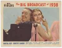 v003 BIG BROADCAST OF 1938 movie lobby card '38 best W.C. Fields c/u!