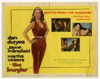 v039 BURGLAR movie title lobby card '57 super sexy Jayne Mansfield!