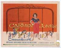 v040 CARMEN JONES movie title lobby card '54 Belafonte, Dorothy Dandridge
