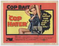 v042 COP HATER movie title lobby card '58 Ed McBain gritty film noir!