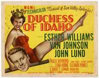 v056 DUCHESS OF IDAHO movie title lobby card '50 sexy Esther Williams!
