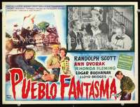 y342 ABILENE TOWN Mexican movie lobby card '46 Randolph Scott, Dvorak