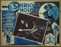 y343 ADVENTURES OF SHERLOCK HOLMES Mexican movie lobby card R60s
