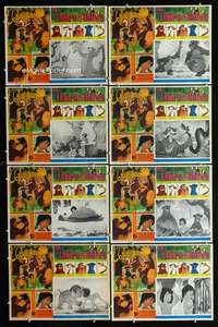 y285 JUNGLE BOOK 8 Mexican movie lobby cards '67 Walt Disney classic!