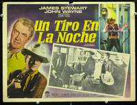 y390 MAN WHO SHOT LIBERTY VALANCE Mexican movie lobby card '62 Wayne
