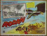 y403 RODAN Mexican movie lobby card '56 great monster close up!
